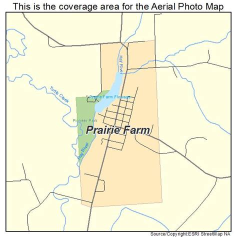 Aerial Photography Map of Prairie Farm, WI Wisconsin