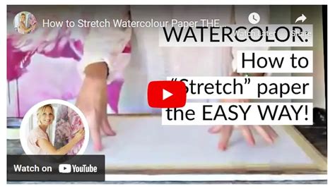 How To Stretch Paper For Watercolor Painting Only Easy Way Needed