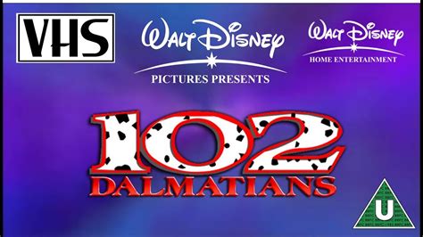 Disney 102 Dalmatians VHS