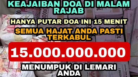 Alhamdulilah Terbukti Nyata Doa Mustajab Penarik Pintu Rezeki