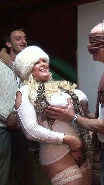 Stunning Moment From Horny Blond Slut Wants More Than One Hard Cock