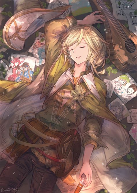 Safebooru Absurdres Blonde Hair Braid Caro Granblue Fantasy Closed