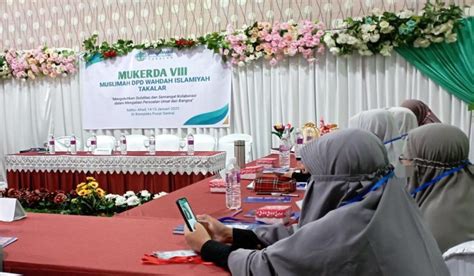 Muslimah Wahdah Islamiyah Takalar Gelar Mukerda VIII Usung Tema