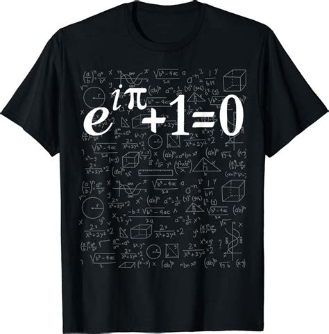 Euler S Identity Math Science Fun Most Beautiful Equation T Shirt