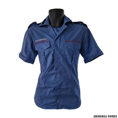 Carabinieri Camicia Estiva Manica Corta Nuovo Modello Armeria Tomei