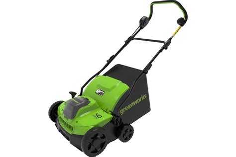 Бесщеточный аккумуляторный аэратор скарификатор Greenworks GD40SC36 40