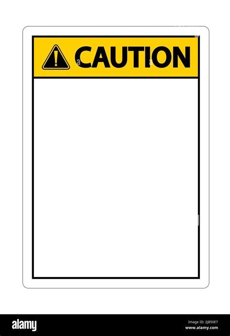 symbol yellow caution sign icon on white background Stock Vector Image ...