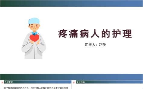 简约实用疼痛病人的护理ppt课件 Ppt模版下载 巧图办公