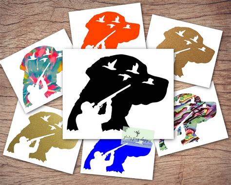 Duck Hunting Decal Lab Decal Duck Hunting Sticker Hunting - Etsy