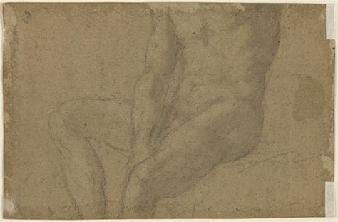 Study Of A Seated Man Recto Study Of A Male Nude Verso Free Public