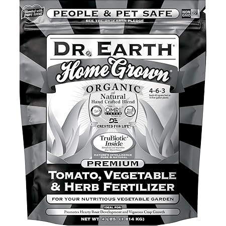 Amazon Dr Earth Home Grown Tomato Vegetable Herb Fertilizer