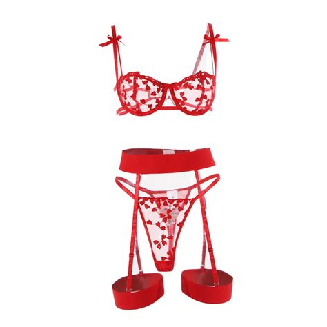 Ytianh Bridal Lingerie Set Underwear Women Sexy Lingerie Set Lace Bra