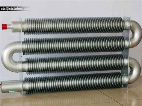 Fin Tubes Seamless Extruded Steel Copper Finned Tubes Cts Tubes