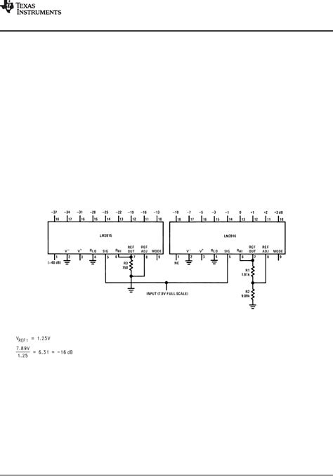 LM3916 Datasheet by Texas Instruments | Digi-Key Electronics