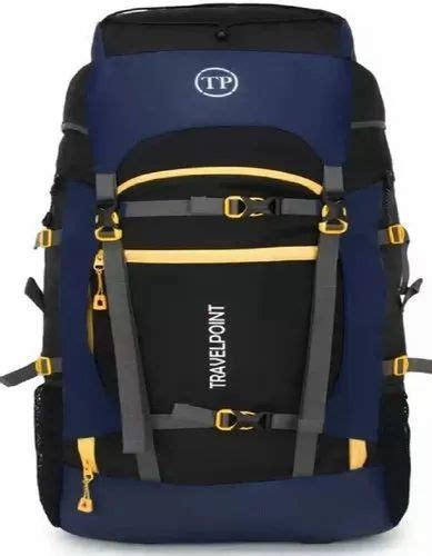 Polyester 75 L Navy Blue Trekking Rucksack Bag Number Of Compartments