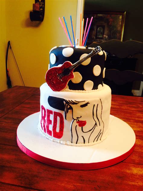 Taylor Swift Red Cake Its My Birthday In Four Weeks Someone Should