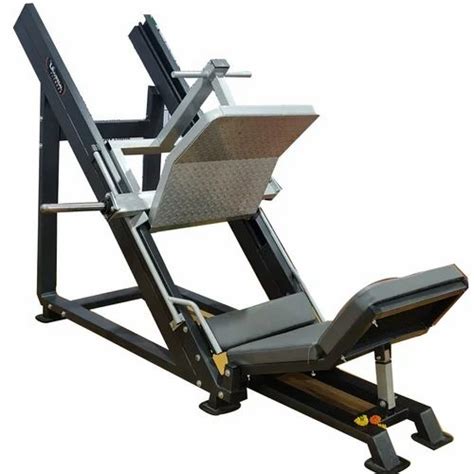 Black Manual Iron Vertical Leg Press Machine For Gym Size