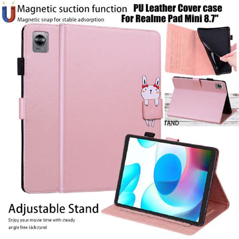 เคสแท็บเล็ตสำหรับ Realme Pad Mini Case เคสหนัง Pu 8 7ขนาด2022นิ้วสำหรับ Oppo Realmepad Mini เคส