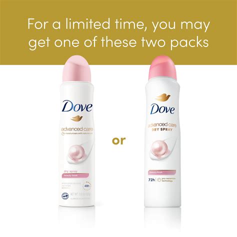 Dove Advanced Care Antiperspirant Deodorant Dry Spray Floral 38 Oz Best Deals And Price