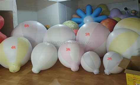 3ft 5ft Half Hot Air Balloon PVC Inflatable For Baby Shower