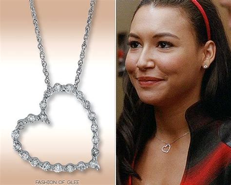 Santana Lopez Fashion Glee Fashion Heart Necklace Diamond Whimsical