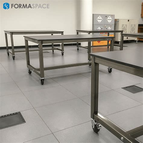 Basix Laboratory Island Workbench On Casters Formaspace