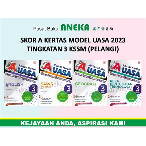 Aneka Skor A Kertas Model Uasa Tingkatan Kssm Pelangi