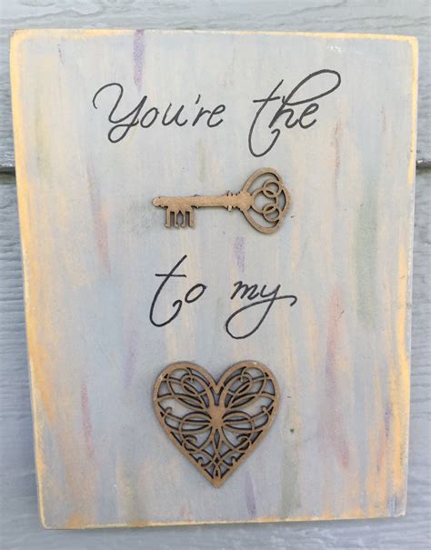 Youre The Key To My Heart By Designsusa On Etsy