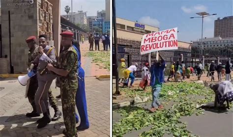 Videoactivist Eric Omondi Arrested While Protesting Outside