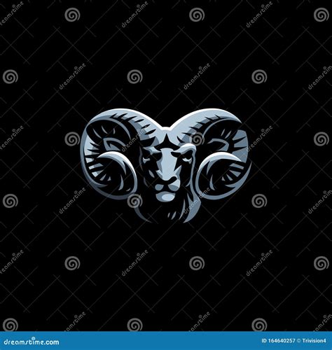 Aries Goat Animal Round Zodiac Animal Sign Realistic Background