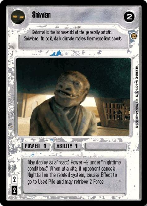 Star Wars Ccg Snivvian Jabbas Palace The Nerd Merchant