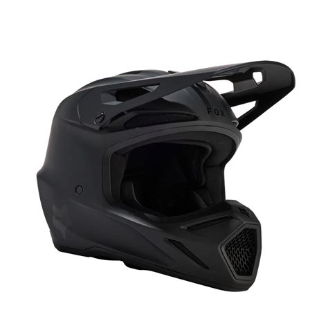 Fox Motocross Helm V Solid Matt Schwarz Maciag Offroad