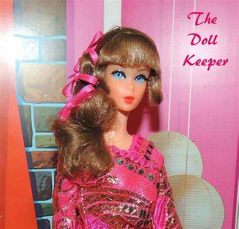 1968 Vintage Mod Brunette Side Ponytail Talking Barbie Doll Barbie