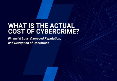 The Actual Cost Of Cybercrime Evolve Security