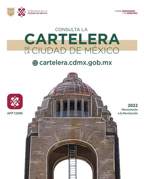 Cartelera Digital De La Cdmx Gobierno Cdmx