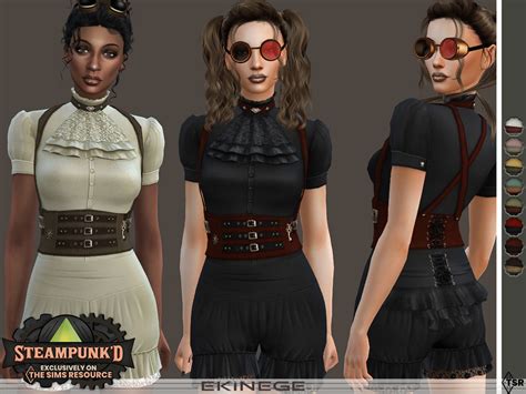 The Sims Resource Steampunked Top