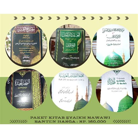 Jual Paket Kitab Karya Syaikh Nawawi Al Bantani Bonus Terjemah Burdah