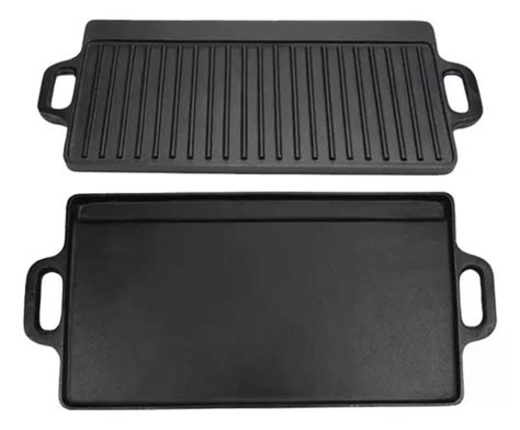 Plancha Grill De Hierro Fundido Reversible Hermosa Vida MercadoLibre