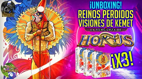 Unboxing Reinos Perdidos Visiones De Kemet X De La Venganza De Horus