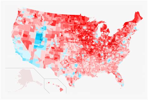 Op Pasciack Wikimedia - 2016 Presidential Election County Map, HD Png ...