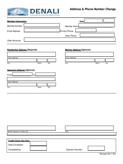 Fillable Online Change Of Address Checklist Who To Notify When You