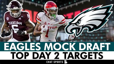 Philadelphia Eagles Round 2 And 3 Nfl Mock Draft And Top Day 2 Targets For