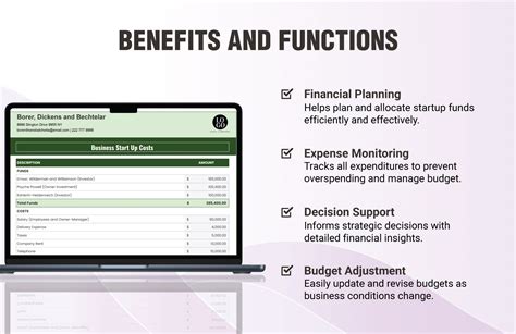 Business Start Up Costs Spreadsheet Template In Word Google Docs