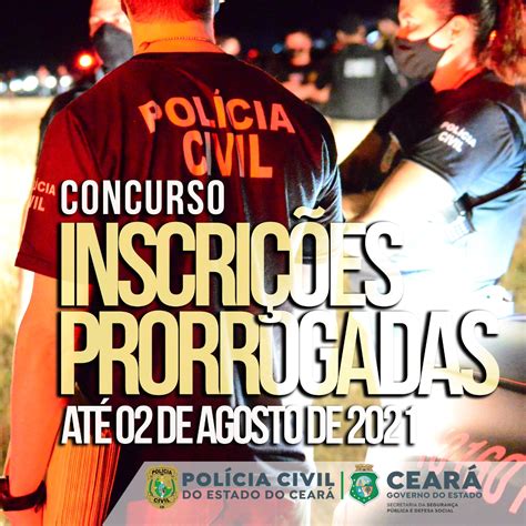 Inscrições para concurso da Polícia Civil são prorrogadas até 2 de