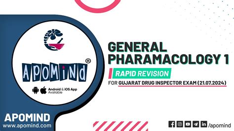 General Pharmacology 1 Rapid Revision Gujarat Drug Inspector Exam