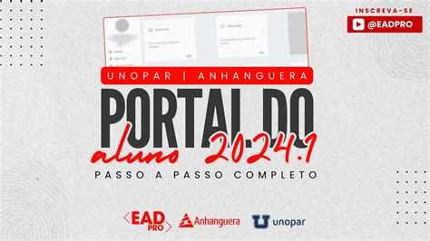 Portal Do Aluno Unopar Anhanguera 2024 Passo A Passo Completo