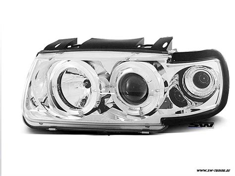 Angel Eye Scheinwerfer VW Polo 6N 95 98 LED Standlichtringe Chrom