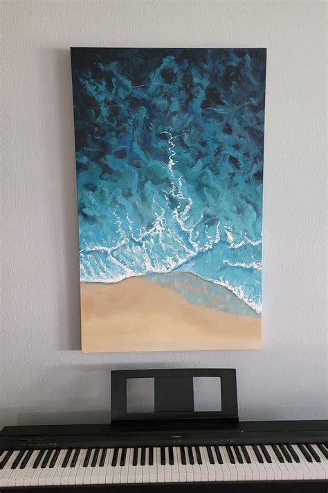 Ocean Acrylic Painting - Etsy