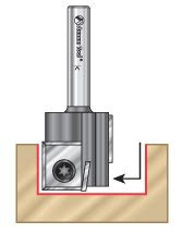 Straight Plunge Router Bits - Superior Geometric Design - Amana Tool ...