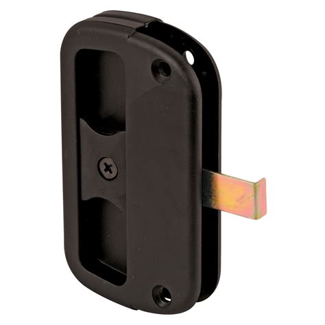 Prime Line Black Plastic Sliding Screen Door Latch And Pull Alumilite